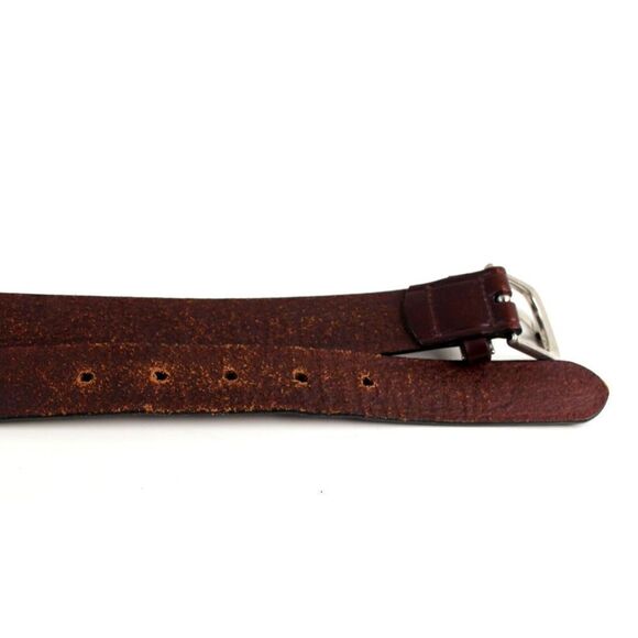 Nautica BROWN GENUINE LEATHER 1"Wd CASUAL DRESS MEN'S BELT Sz 34 (X77 - Picture 14 of 14